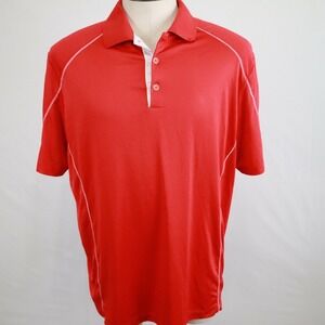 Nike Golf Polo Shirt Mens XL Dri-Fit Tour Performance Red Short Sleeve
